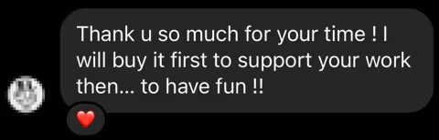 Customer feedback about Monomy, review 23