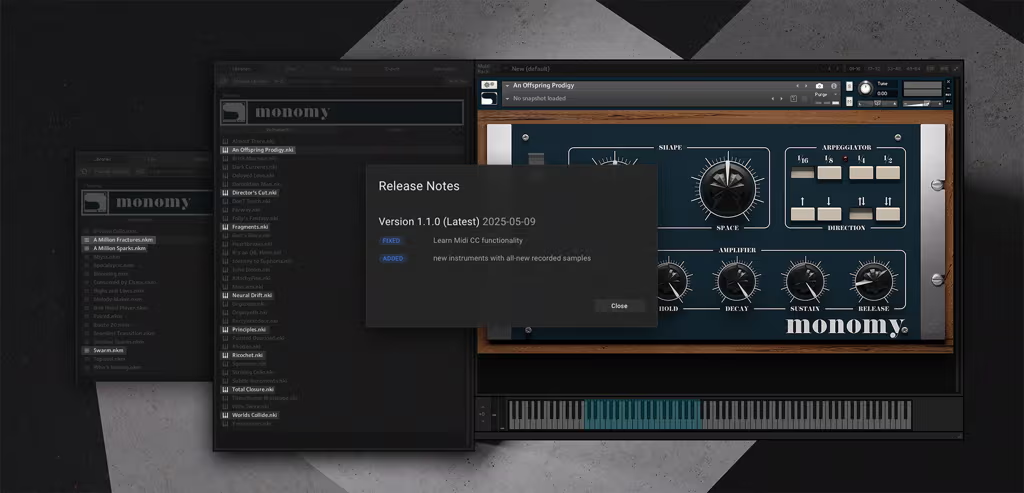 Monomy update: more sounds at no extra cost